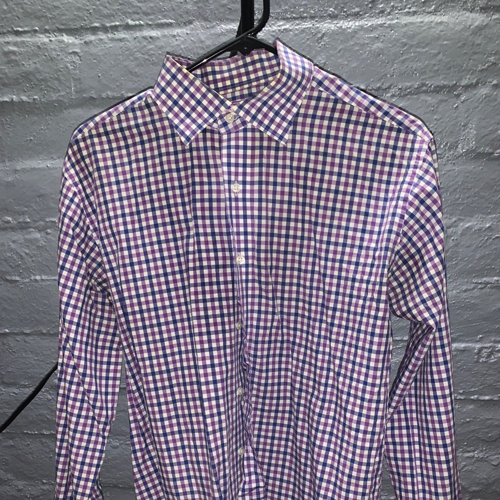 Checkered button down